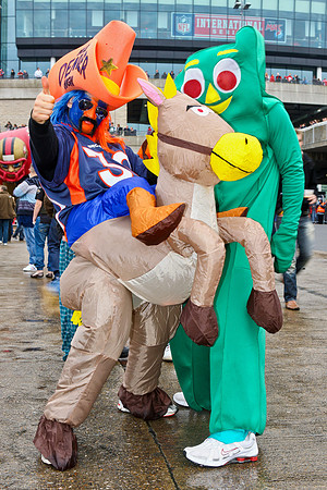 Pregame Show bei Denver Broncos vs. San Francisco 49ers im Wembley Stadion, London am 31. Oktober 2010