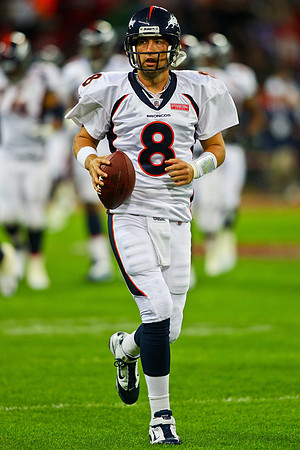 Denver Broncos vs. San Francisco 49ers im Wembley Stadion, London am 31. Oktober 2010