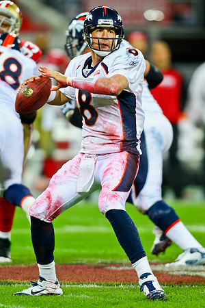 Denver Broncos vs. San Francisco 49ers im Wembley Stadion, London am 31. Oktober 2010