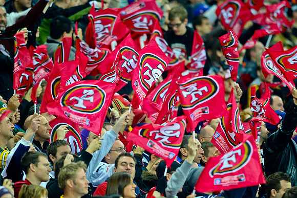 Pregame Show bei Denver Broncos vs. San Francisco 49ers im Wembley Stadion, London am 31. Oktober 2010