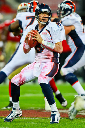 Denver Broncos vs. San Francisco 49ers im Wembley Stadion, London am 31. Oktober 2010