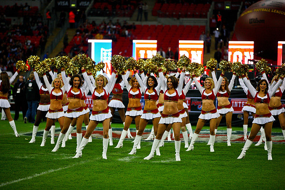 Pregame Show bei Denver Broncos vs. San Francisco 49ers im Wembley Stadion, London am 31. Oktober 2010