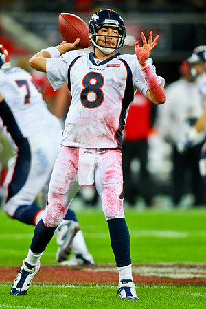 Denver Broncos vs. San Francisco 49ers im Wembley Stadion, London am 31. Oktober 2010