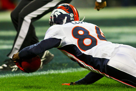 Denver Broncos vs. San Francisco 49ers im Wembley Stadion, London am 31. Oktober 2010