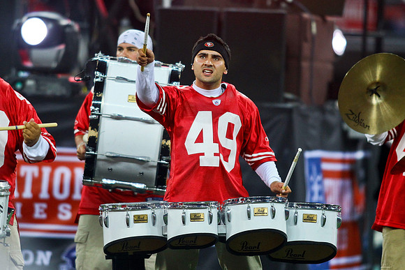 Pregame Show bei Denver Broncos vs. San Francisco 49ers im Wembley Stadion, London am 31. Oktober 2010